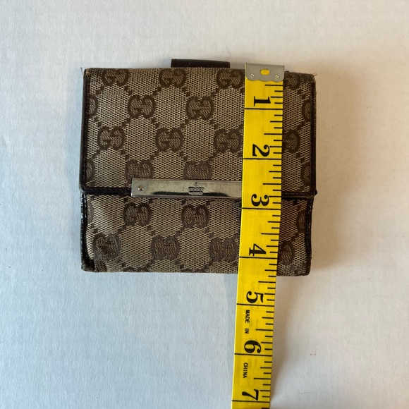 Gucci, canvas and‎ leather, compact bifold wallet - Picture 16 of 16